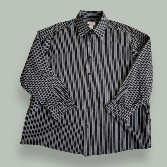 Concepts by Claiborne Striped Button Down Shirt - Picture 11 of 14